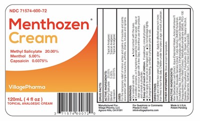 Label (Menthozen Cream Label 1)